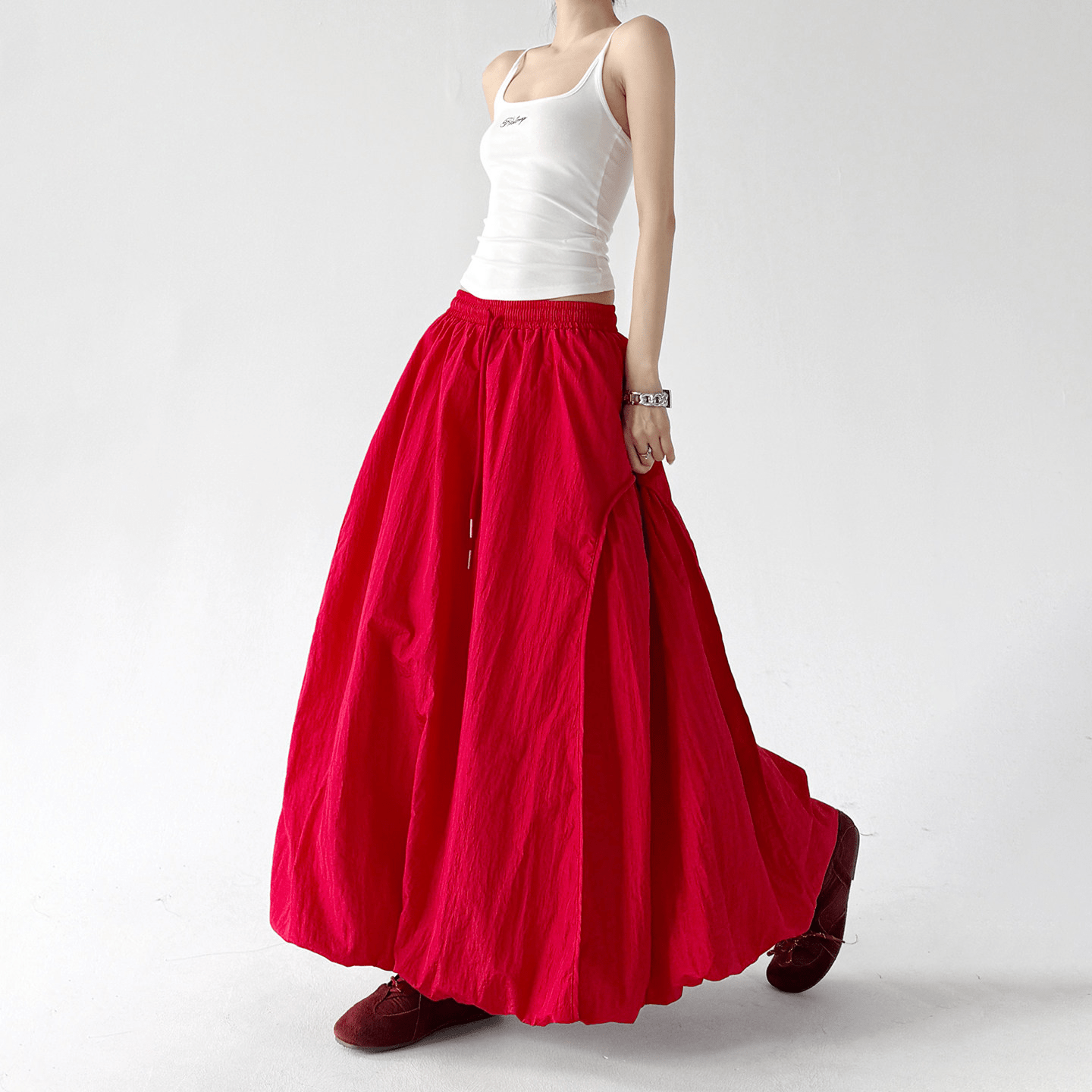 Balloon Hem Maxi Skirt - CT39908 - COPPING THREADS - CT Select