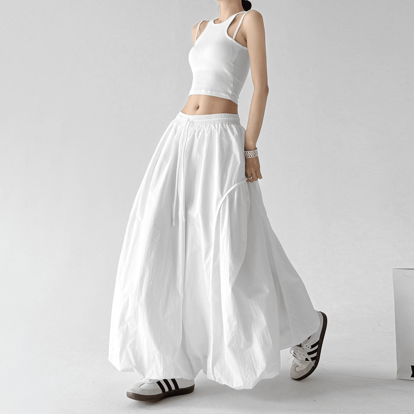 Balloon Hem Maxi Skirt - CT39908 - COPPING THREADS - CT Select