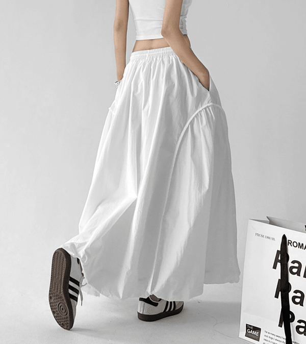 Balloon Hem Maxi Skirt - CT39908 - COPPING THREADS - CT Select