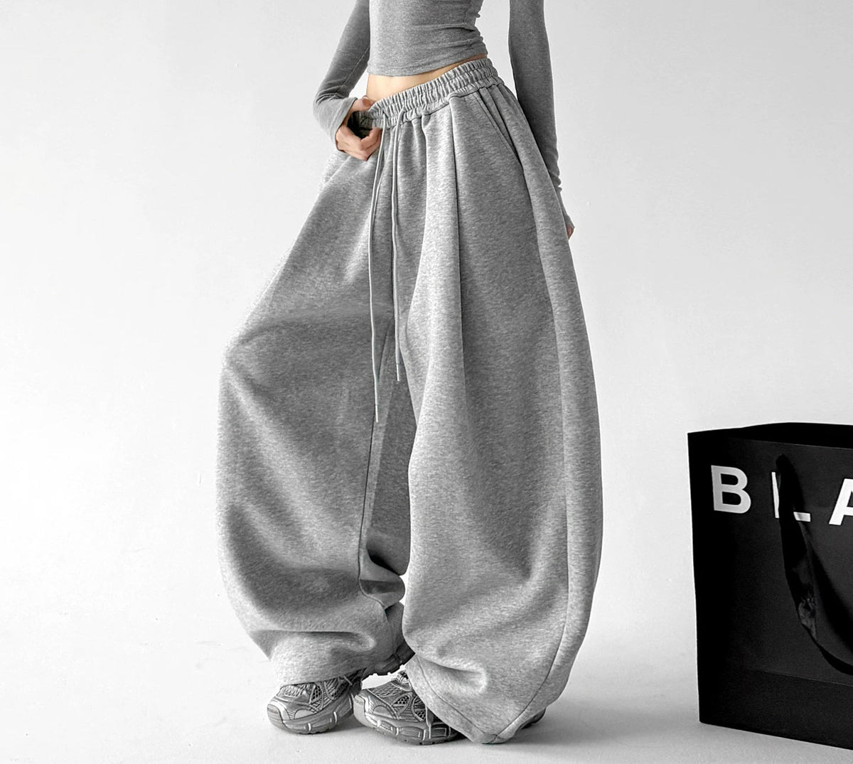 Balloon-Leg Drawstring Sweatpants - COPPING THREADS - CT ORIGINALS