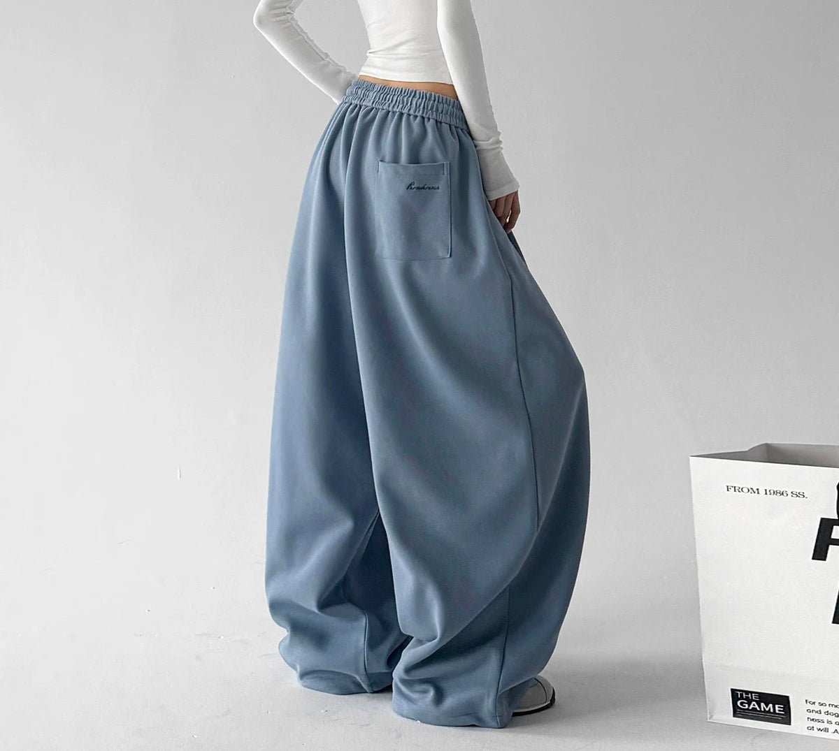 Balloon-Leg Drawstring Sweatpants - COPPING THREADS - CT ORIGINALS