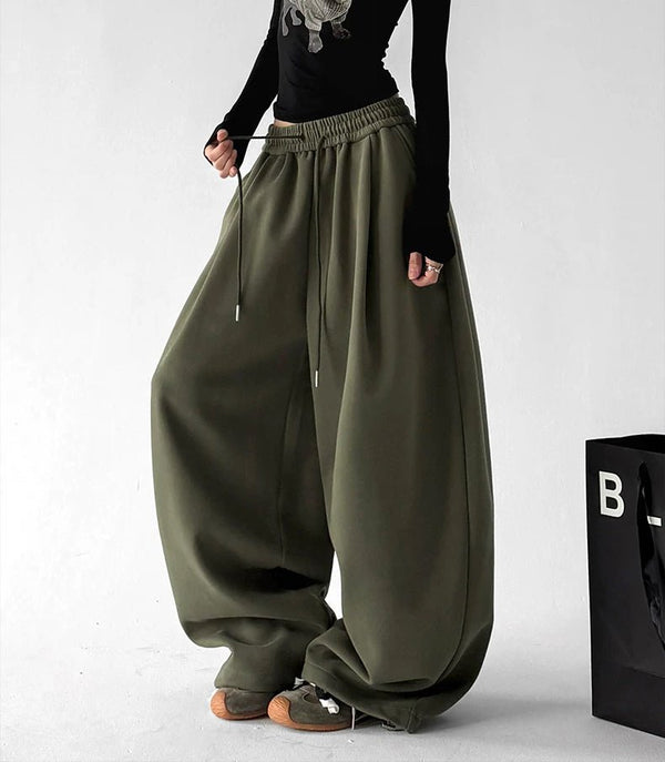 Balloon-Leg Drawstring Sweatpants - COPPING THREADS - CT ORIGINALS