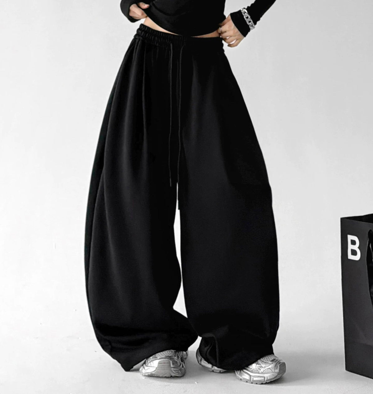 Balloon-Leg Drawstring Sweatpants - COPPING THREADS - CT ORIGINALS