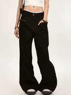 Barn - Style Zip Pocket Loose Fit Cargo Pants - COPPING THREADS - CT Select