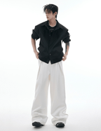 Baroque Embroidered Wide - Leg Trousers - COPPING THREADS - ArguE CulturE