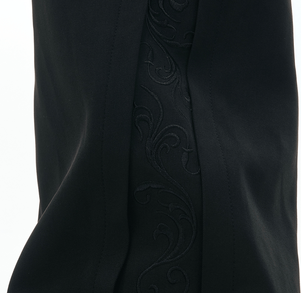 Baroque Embroidered Wide - Leg Trousers - COPPING THREADS - ArguE CulturE