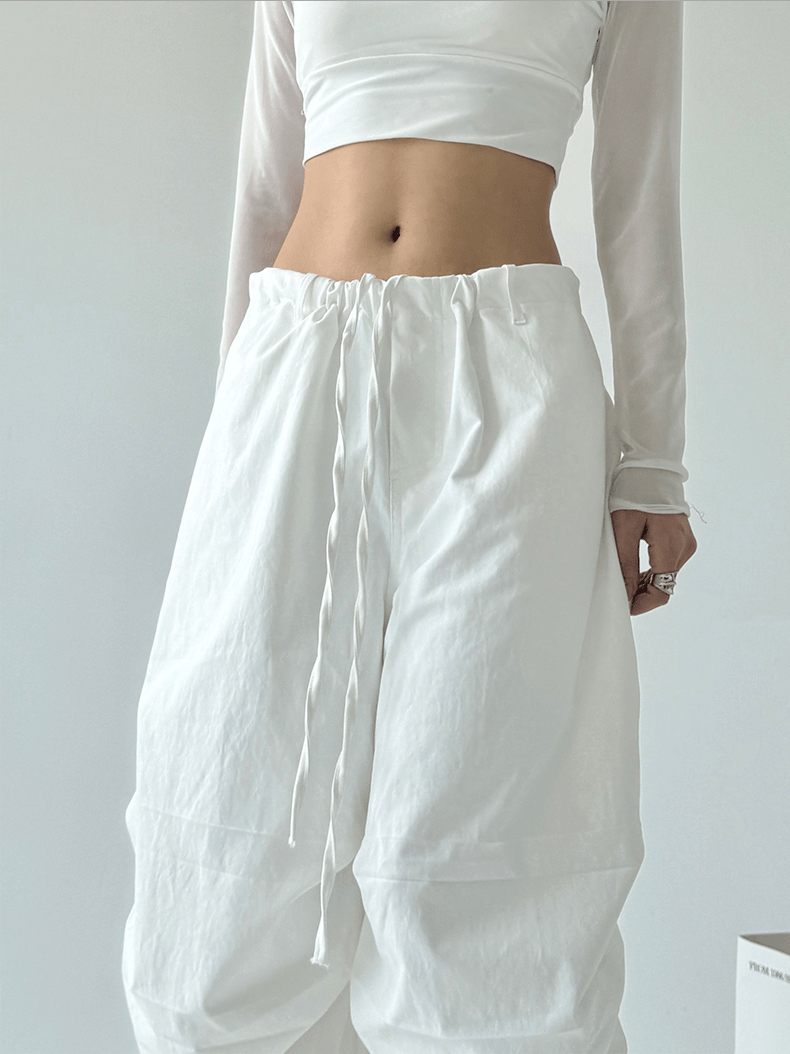 Basic Paratrooper Wide‑Leg Cargo Pants - COPPING THREADS - CT Select