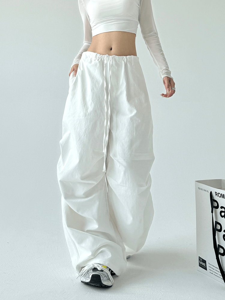 Basic Paratrooper Wide‑Leg Cargo Pants - COPPING THREADS - CT Select