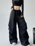 Basic Paratrooper Wide‑Leg Cargo Pants - COPPING THREADS - CT Select