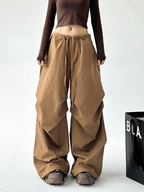 Basic Paratrooper Wide‑Leg Cargo Pants - COPPING THREADS - CT Select