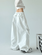 Basic Paratrooper Wide‑Leg Cargo Pants - COPPING THREADS - CT Select