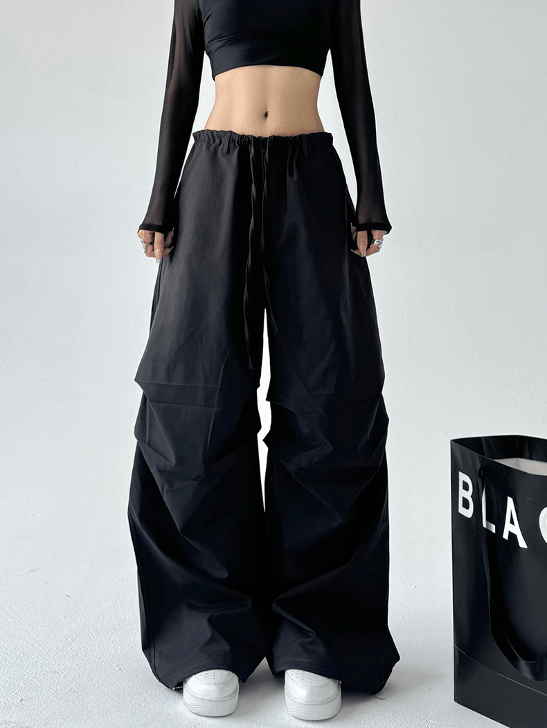 Basic Paratrooper Wide‑Leg Cargo Pants - COPPING THREADS - CT Select Main image