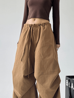 Basic Paratrooper Wide‑Leg Cargo Pants - COPPING THREADS - CT Select