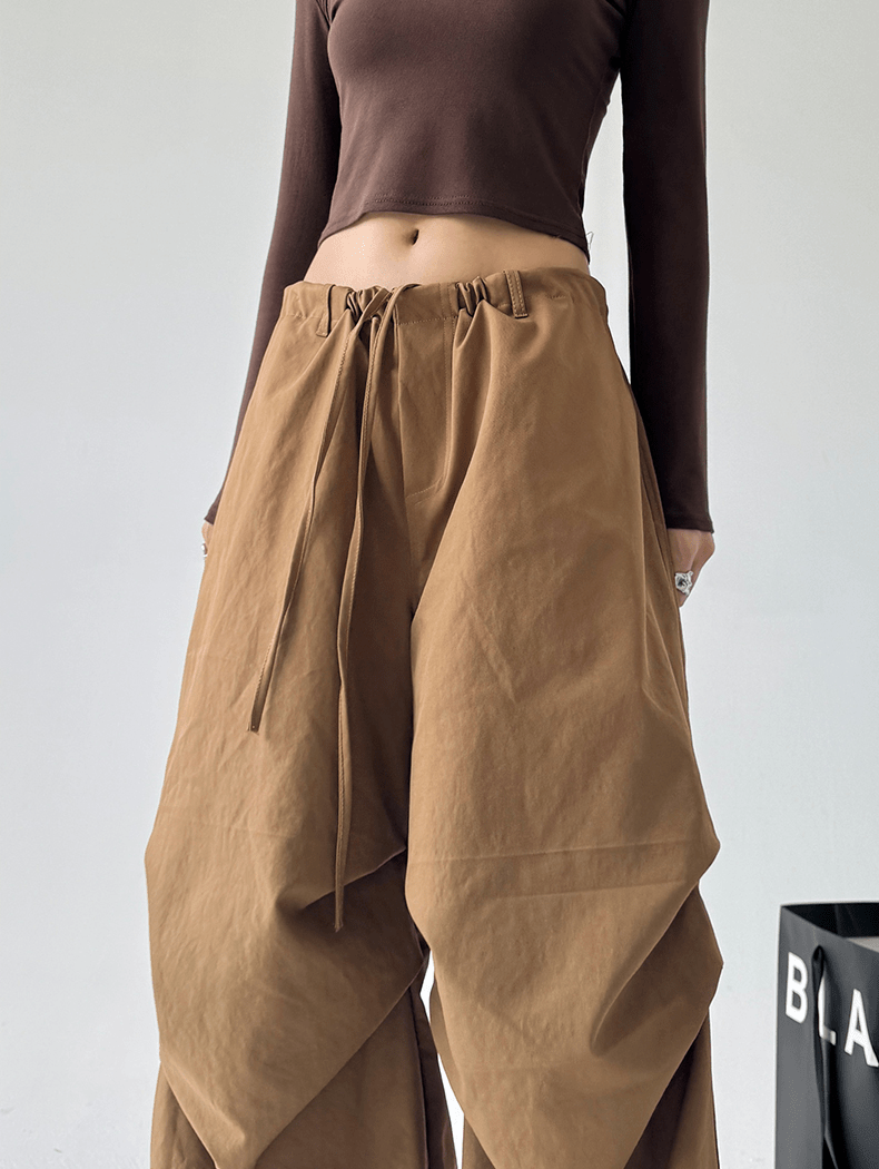 Basic Paratrooper Wide‑Leg Cargo Pants - COPPING THREADS - CT Select