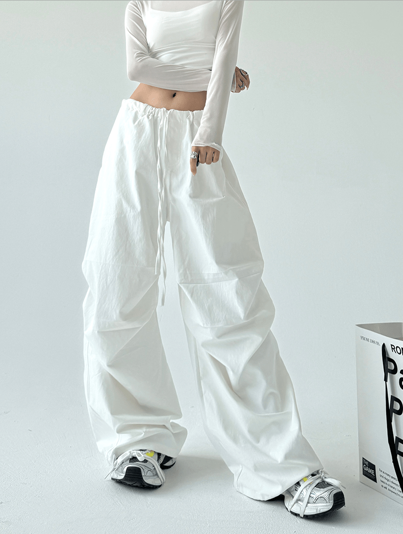 Basic Paratrooper Wide‑Leg Cargo Pants - COPPING THREADS - CT Select