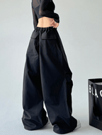 Basic Paratrooper Wide‑Leg Cargo Pants - COPPING THREADS - CT Select