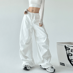 Basic Paratrooper Wide‑Leg Cargo Pants - COPPING THREADS - CT Select