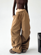 Basic Paratrooper Wide‑Leg Cargo Pants - COPPING THREADS - CT Select