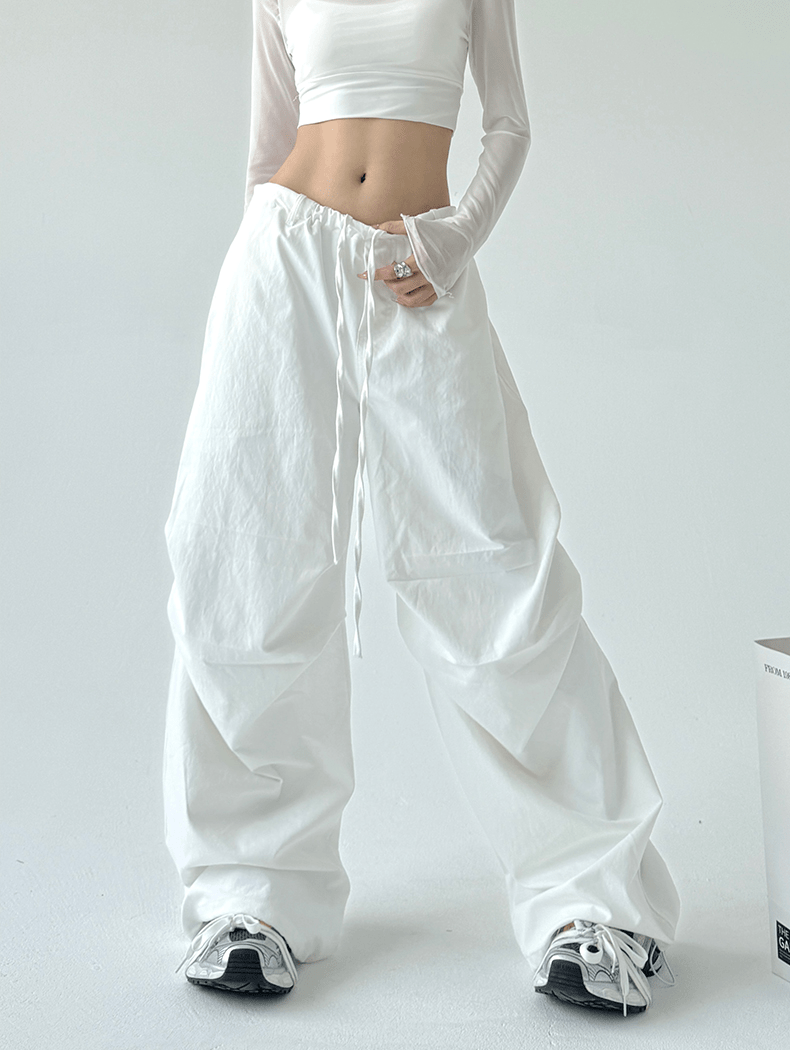 Basic Paratrooper Wide‑Leg Cargo Pants - COPPING THREADS - CT Select