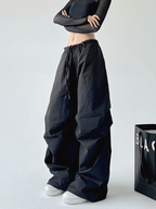 Basic Paratrooper Wide‑Leg Cargo Pants - COPPING THREADS - CT Select