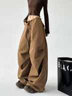 Basic Paratrooper Wide‑Leg Cargo Pants - COPPING THREADS - CT Select