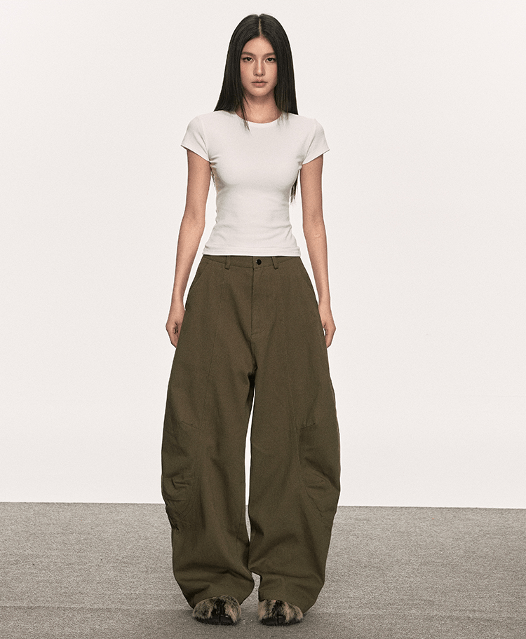 Basic Slim Fit Crewneck Tee - COPPING THREADS - Anna Aneae