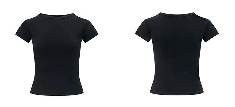 Basic Slim Fit Crewneck Tee - COPPING THREADS - Anna Aneae