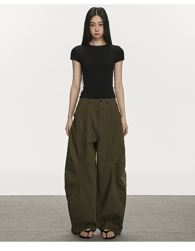 Basic Slim Fit Crewneck Tee - COPPING THREADS - Anna Aneae