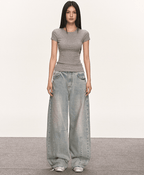 Basic Slim Fit Crewneck Tee - COPPING THREADS - Anna Aneae