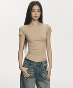 Basic Slim Fit Crewneck Tee - COPPING THREADS - Anna Aneae