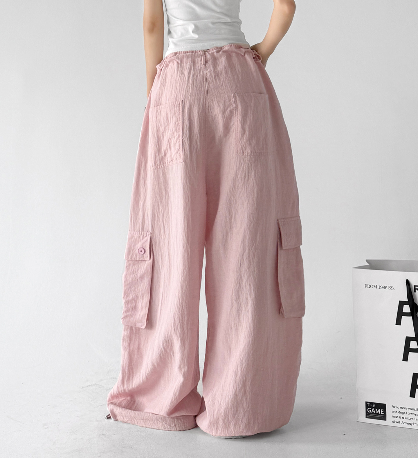 Slouchy Side Pocket Cargo Pants - CT8112