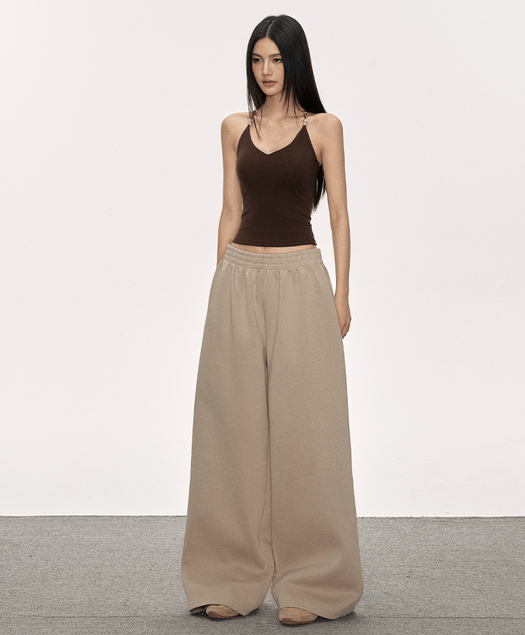 Beaded Strap Crisscross Halter Cami Top - COPPING THREADS - Anna Aneae