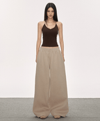 Beaded Strap Crisscross Halter Cami Top - COPPING THREADS - Anna Aneae