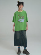 Bear Print Tee - COPPING THREADS - FOLK LANE