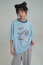 Bear Print Tee - COPPING THREADS - FOLK LANE