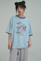 Bear Print Tee - COPPING THREADS - FOLK LANE