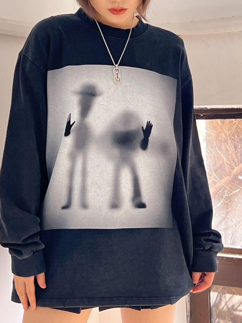 Behind the Curtain Washed Vintage Long Sleeve Tee - COPPING THREADS - CT Select