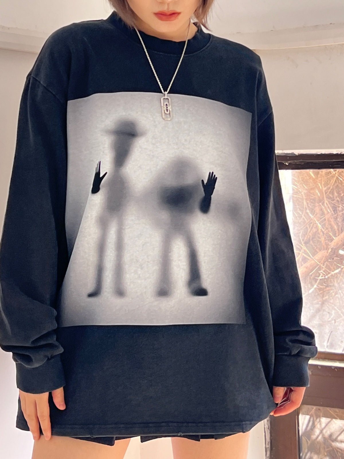 Behind the Curtain Washed Vintage Long Sleeve Tee - COPPING THREADS - CT Select