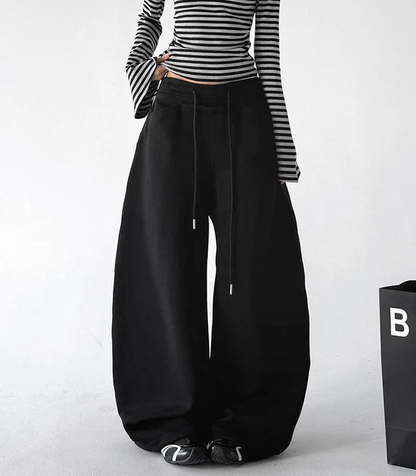 Belt-Loop Wide-Leg Sweatpants - COPPING THREADS - CT ORIGINALS