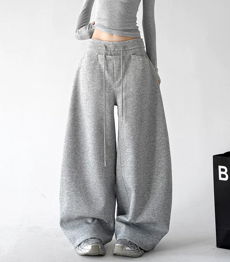 Belt-Loop Wide-Leg Sweatpants - COPPING THREADS - CT ORIGINALS