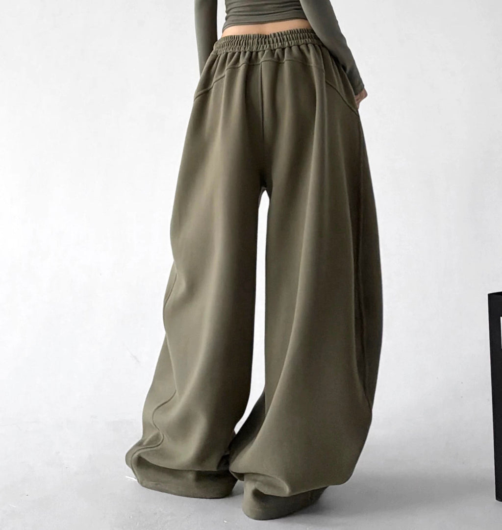 Belt-Loop Wide-Leg Sweatpants - COPPING THREADS - CT ORIGINALS
