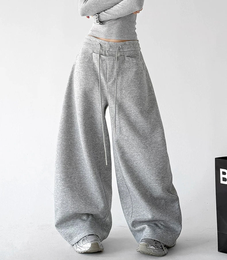 Belt-Loop Wide-Leg Sweatpants - COPPING THREADS - CT ORIGINALS