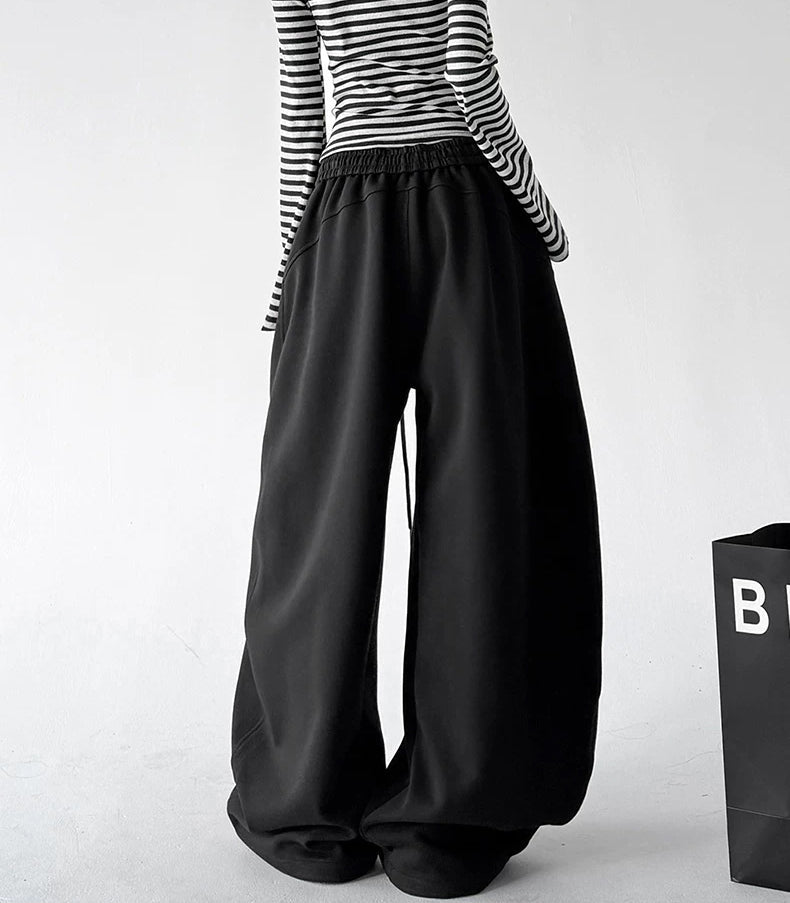 Belt-Loop Wide-Leg Sweatpants - COPPING THREADS - CT ORIGINALS