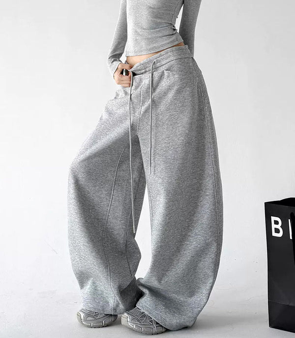 Belt-Loop Wide-Leg Sweatpants - COPPING THREADS - CT ORIGINALS