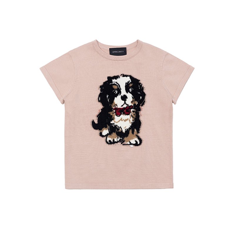 Bernese Mountain Dog Knit Print Tee - COPPING THREADS - APRIORITY