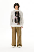 Bernese Mountain Dog Print Pullover Sweater - COPPING THREADS - APRIORITY