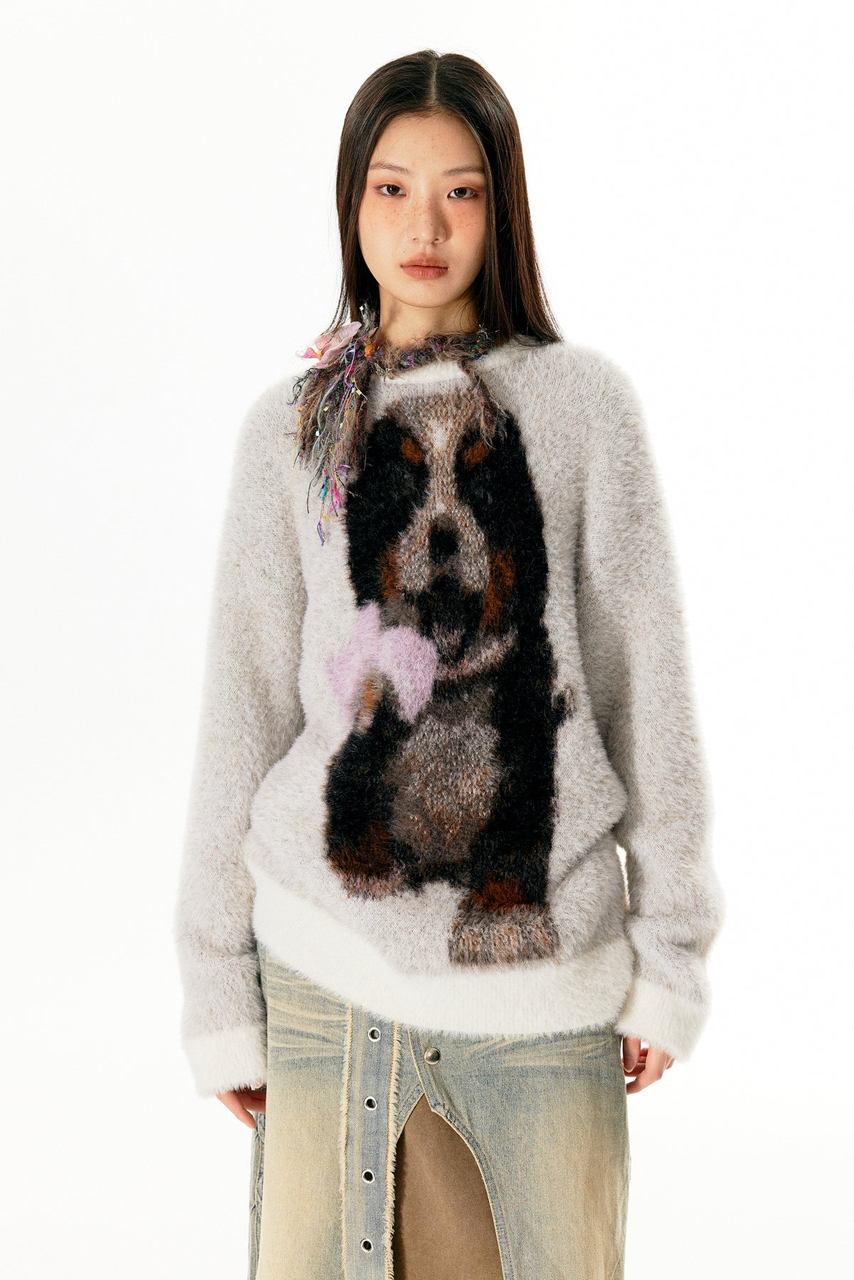 Bernese Mountain Dog Print Pullover Sweater - COPPING THREADS - APRIORITY Hauptbild