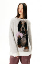 Bernese Mountain Dog Print Pullover Sweater - COPPING THREADS - APRIORITY