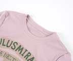 “Best Wishes Bunny” Graphic Fitted Crop Tee - COPPING THREADS - LulusMiracle