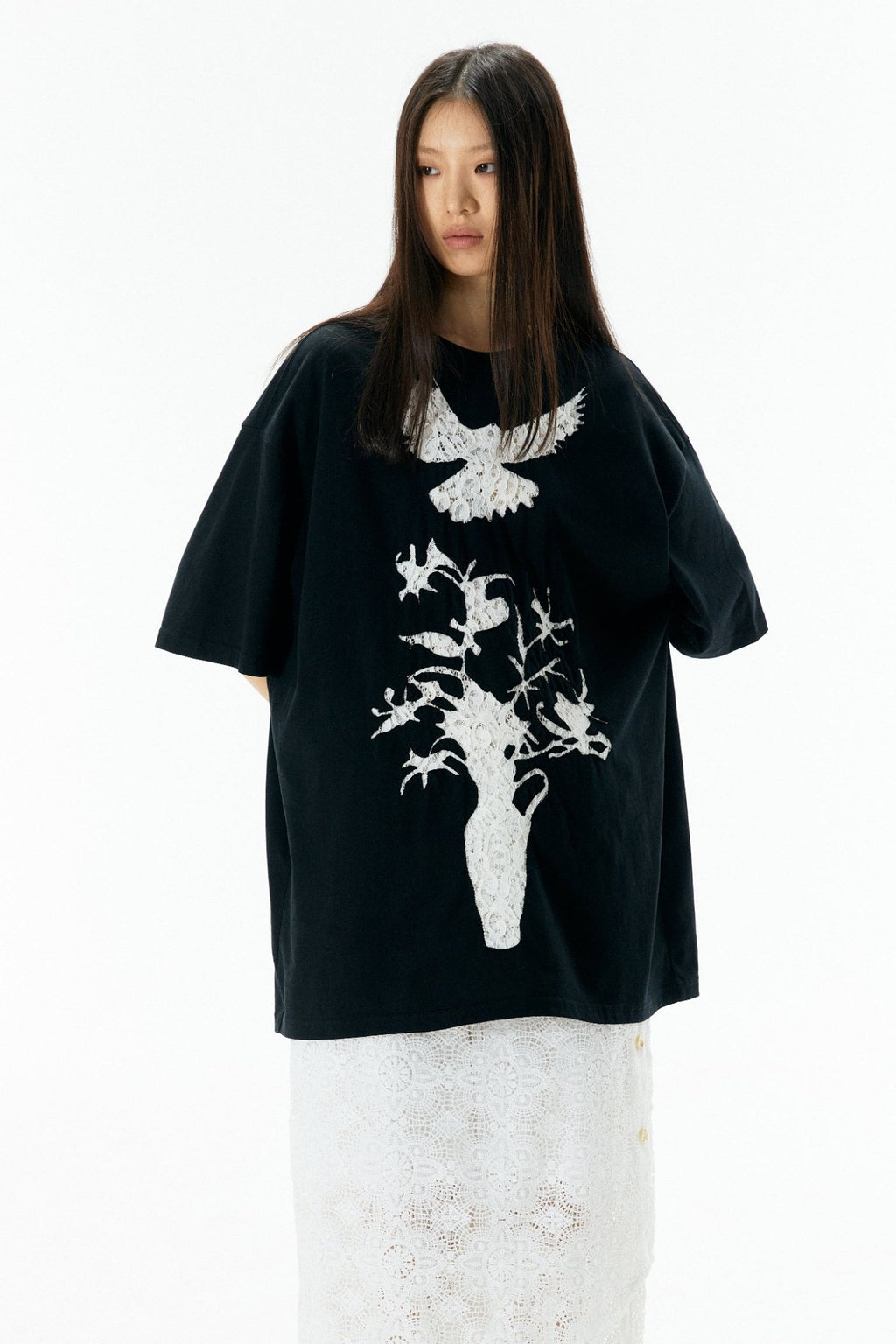 Bird Lace Hollow - out Tee - COPPING THREADS - APRIORITY